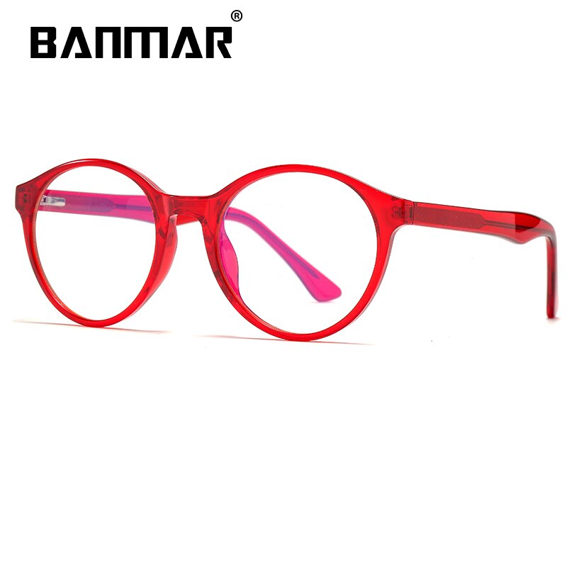 BANMAR Anti Blue Rays Computer Glasses Women Blue Light Coating Gaming Glasses Men Unisex Harmful light Blocking Eyewear: C5 RED