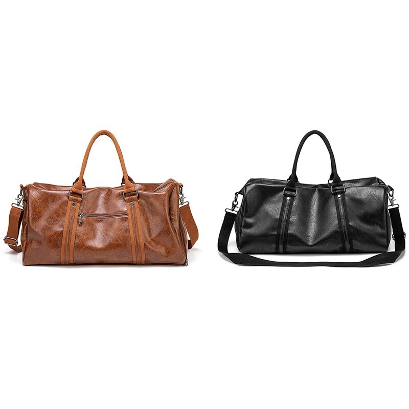 Duffel Bag - 49cm - PU Leather - Large Capacity - Portable - Travel Luggage