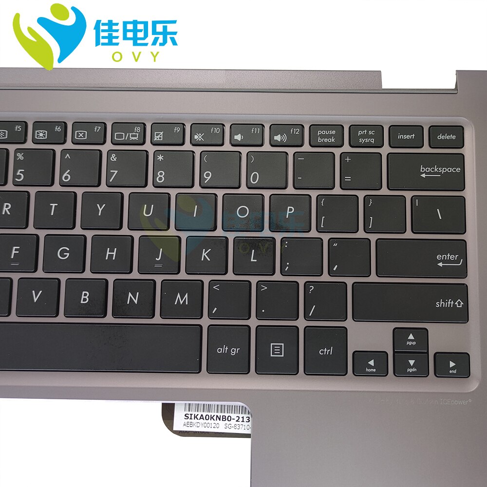 English notebook keyboard for Asus ZenBook UX360CA UX360C UX360 US qwerty laptop keyboards Palmrest Top Case 13NB0BA2AP0201
