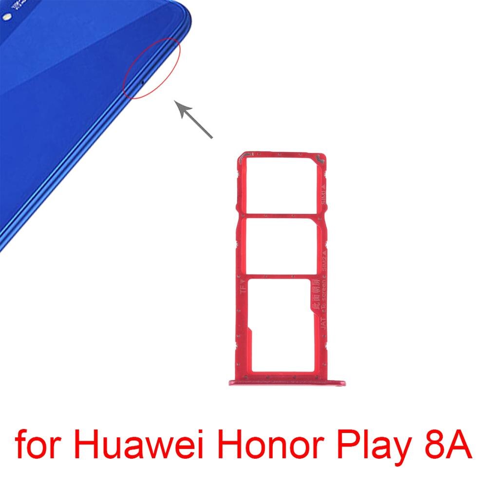 Voor Huawei Honor Play 8A Sim Kaart Lade + Sim Card Tray + Micro Sd-kaart Voor Huawei Honor Play 8A