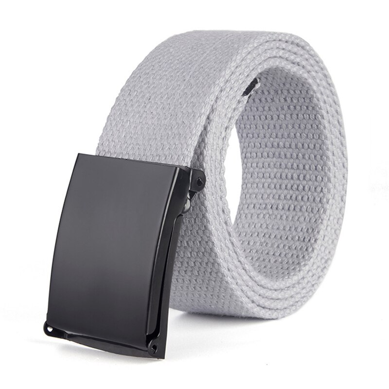 Ceinture en toile tissée à Double boucle | décontracté , ceinture tressée pour hommes, ceinture de taille,: B-light gray