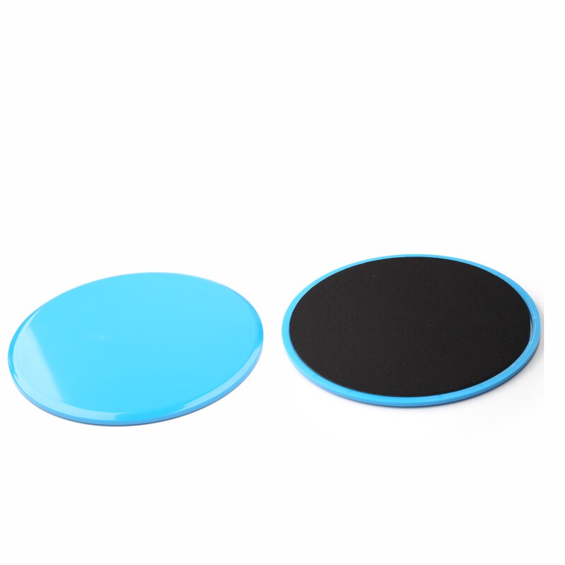 2 unids/set Delta discos corredera deslizante fitness disco gimnasio ejercicio accesorios Yoga pilates Placa de núcleo equipo de entrenamiento: Blue