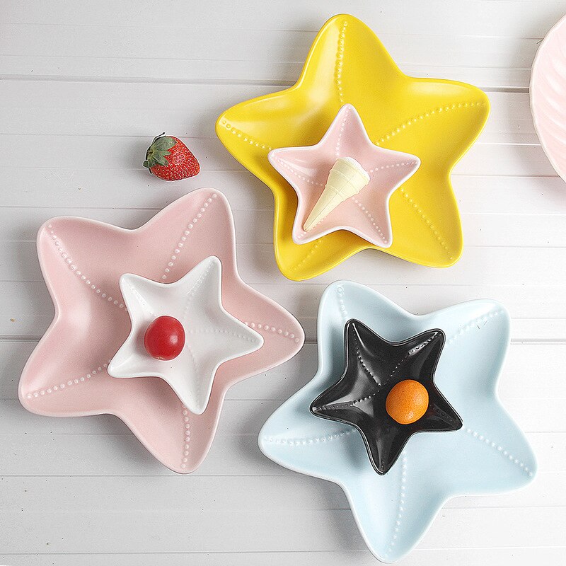 Veemoon Ceramic Strawberry Bowl 5 Inch Cute Dessert Bowl For