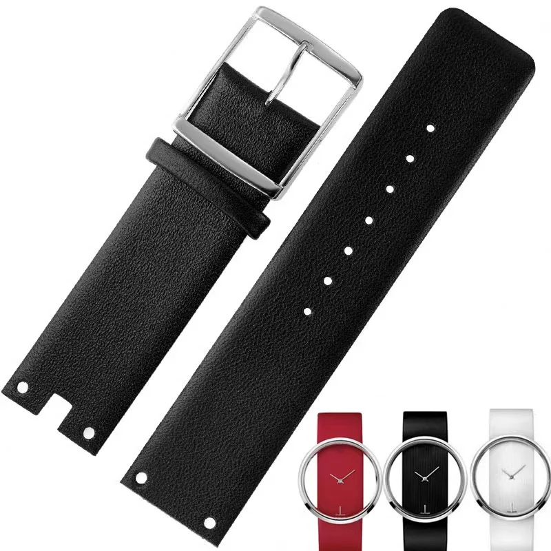 Horlogebandjes Voor Ck K94231 K9423101 Echt Leer Duurzaam Zacht Voor Calvin Klein Horlogeband 22Mm Heren Armband