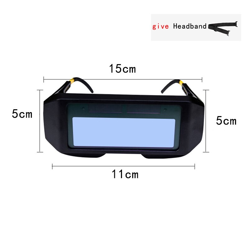 Auto Darkening Welding Helmet Automatic Light Change Auto Darkening Anti- Eyes Shied Goggle Glasses for Eyes Glasses: Default Title