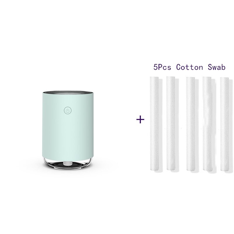 Hause Nette Luftbefeuchter 220ML Schwangere Baby Ganz Ultraschall USB Ätherisches Öl Diffusor Anion Auto Büro Humidificadors: Blau und 5 Filter
