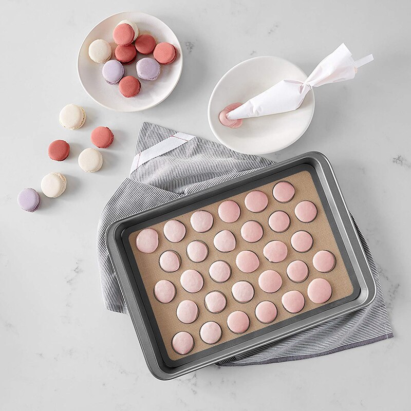 Leeseph silikon macaron bakmatta plåt 42*29.5cm,  baktillbehör