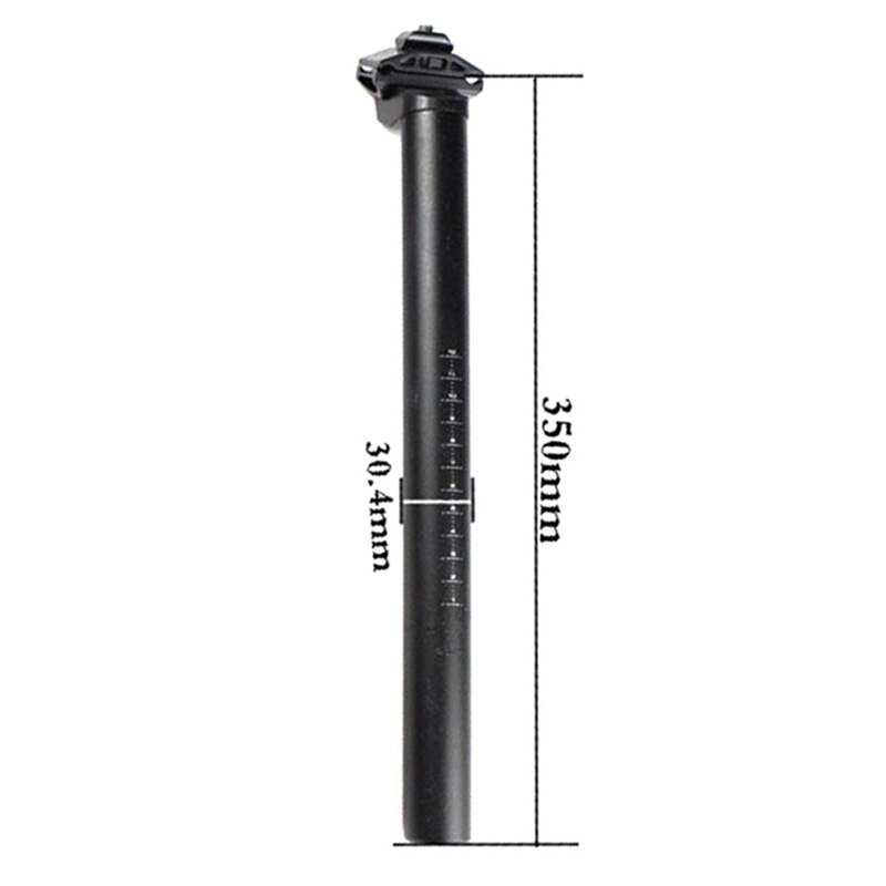 MTB Droga rower sztyca 30.4mm 30.8mm 31.6mm składane siodełko rowerowe rura 350mm kolarskie siodło słw górę akcesoria ze stopu aluminium