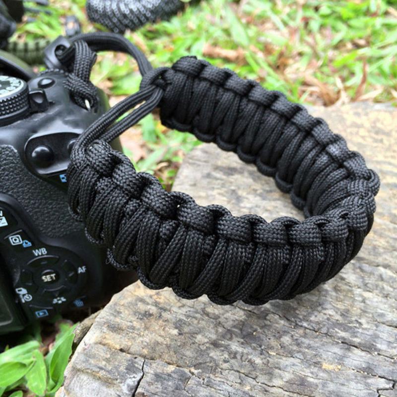 Strong Adjustable Camera Wrist Lanyard Strap Grip Weave Cord for Paracord DSLR #06