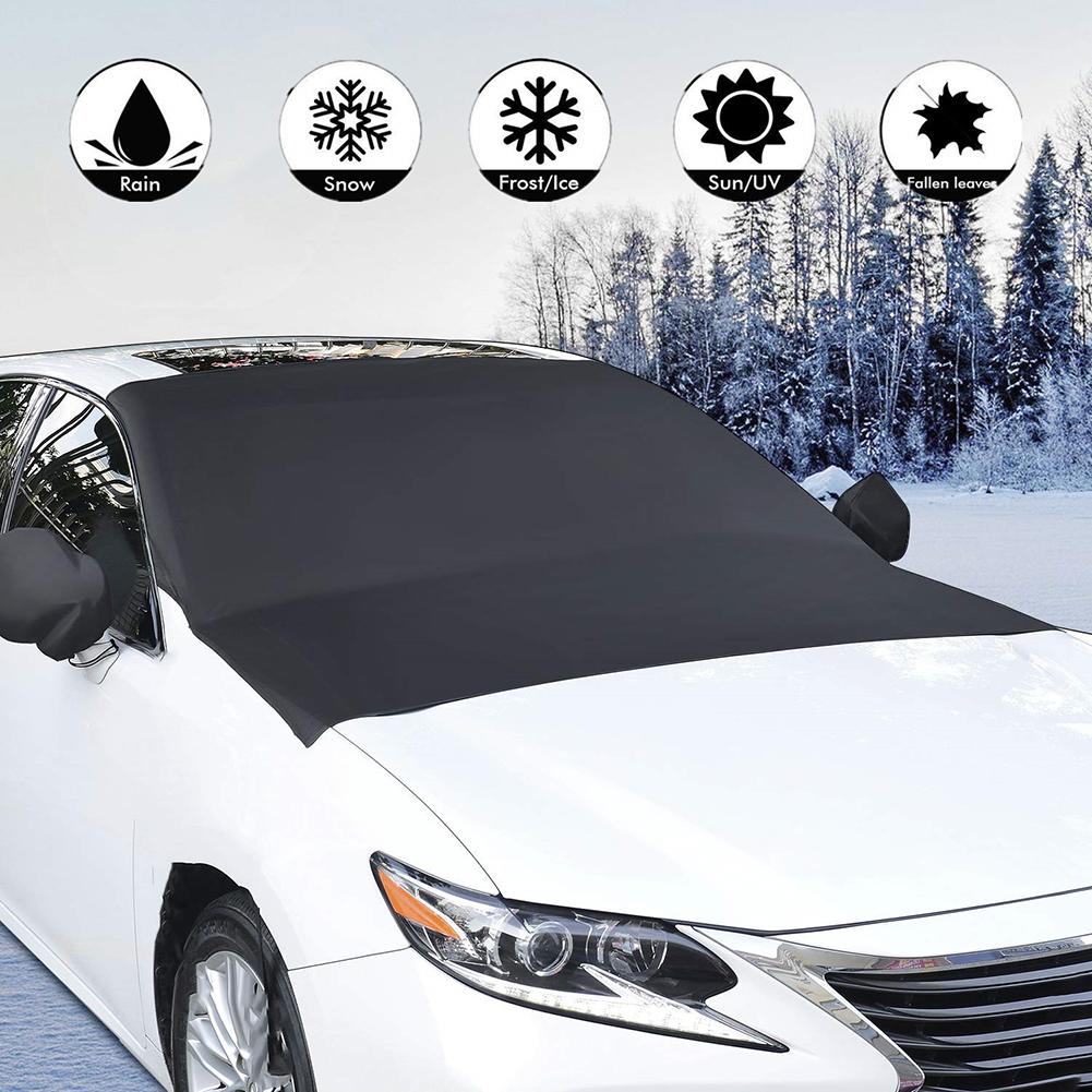 Auto Waterdicht Uv-bescherming Zonnescherm Winter Sneeuw Magnetische Voorruit Cover