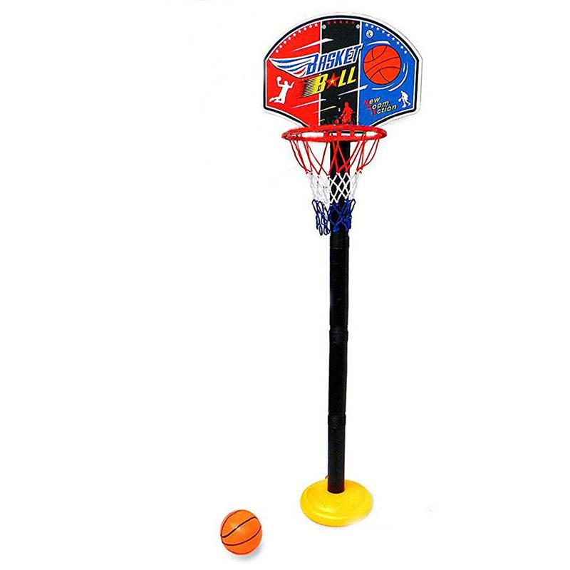 Portable Basketball Set with Net Backboard Hoop Ball Outdoor Game Set