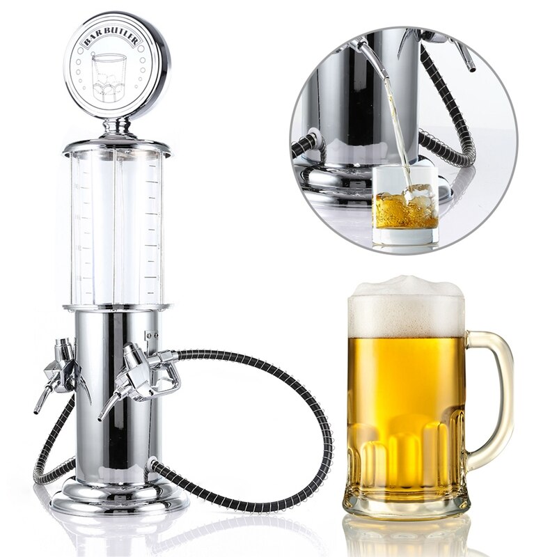 Beer Dispenser Machine Drinking Vessels Double Tube Pump Transparent Layer Bar Beer Kitchen Drinking Wine Beverage Pump