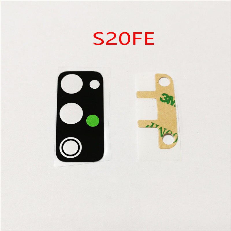 2pcs/lot For-Samsung Galaxy S20 FE Housing Rear Back Camera Glass Lens For-Samsung Galaxy S20FE S 20FE Back camera glass: 1piece S20 FE