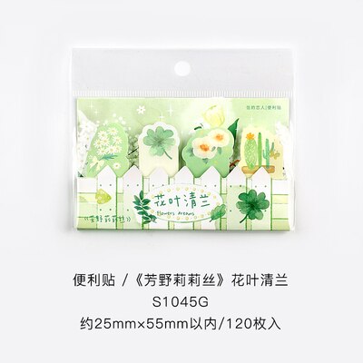 120Sheets/Pack Bloem Memo Pad Stickers Decal Sticky Notes Scrapbooking Diy Kawaii Notepad Dagboek 788: pink