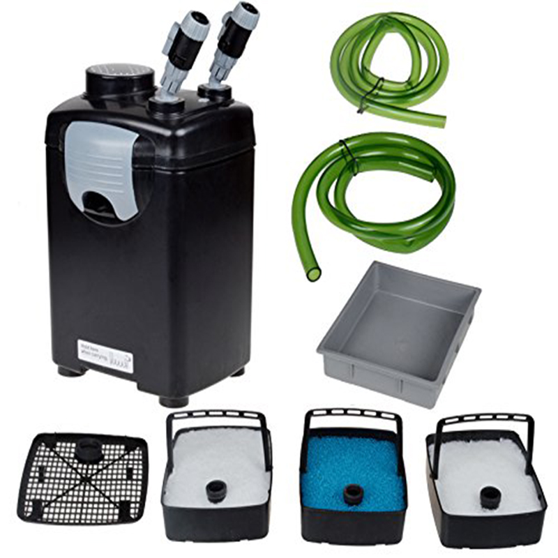 NCFAQUA JEBO 835 3 Bühne Externe Aquarium Kanister Filter für 300 Liter Marine Aquarium Salzwasser Riff Filtration 22 W 1000L/h