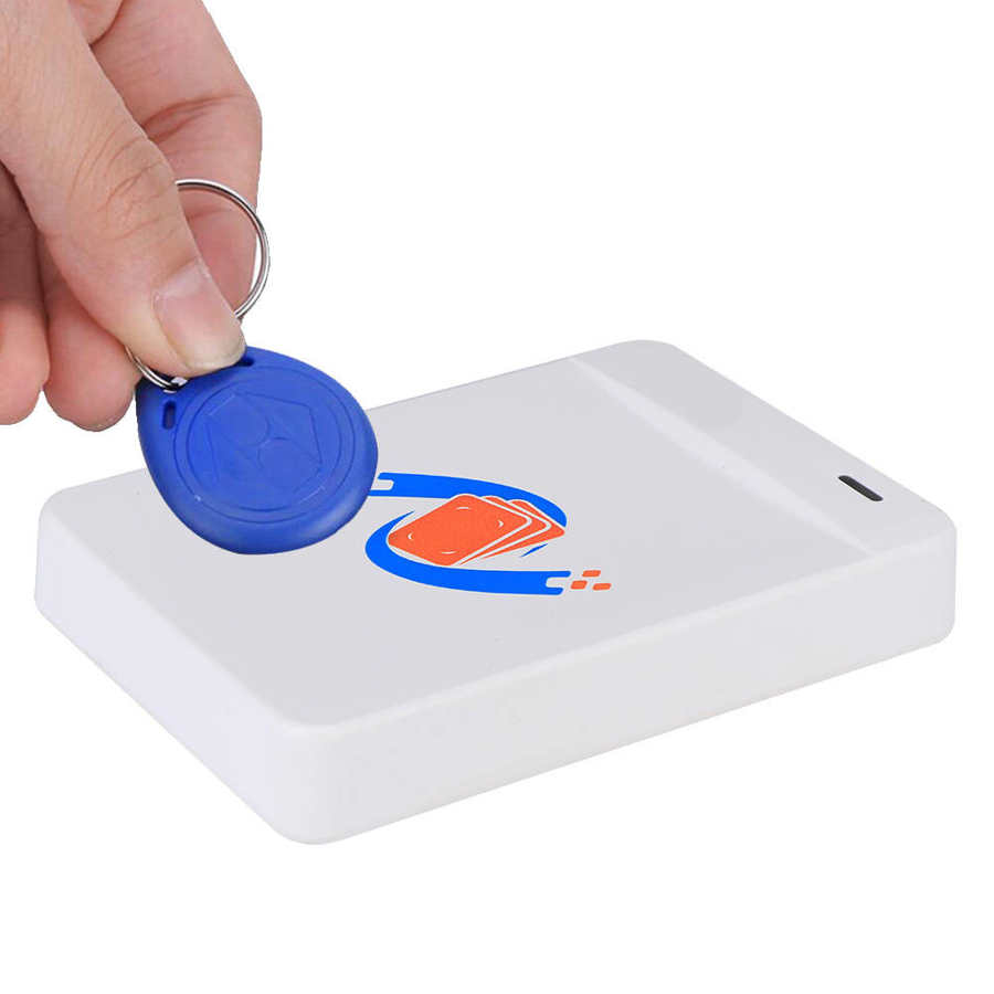 NFC Card Copier 125KHZ 13.56MHZ ID IC Card Reader Writer Encrypted Decoding Type-C Interface