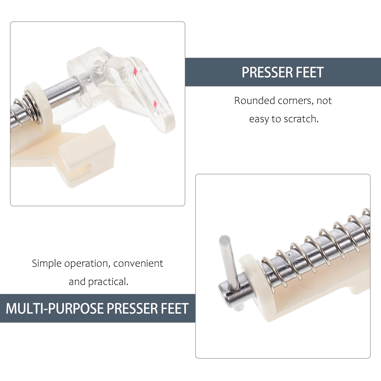 3 Pcs Sewing Machine Quilting Presser Feet Sewing Machines Presser Feet Supplies