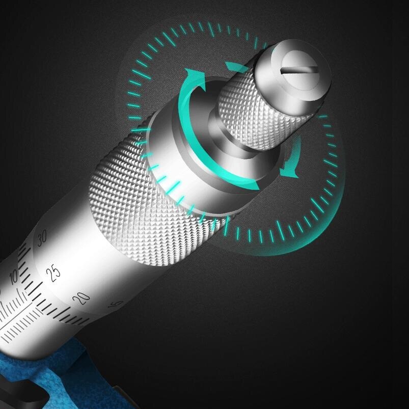 Micrometers Micrometer Measuring Tool Micro Meter 25 50 External Outside Machine Shop Tools Thread 0.001 0-25mm Gauging