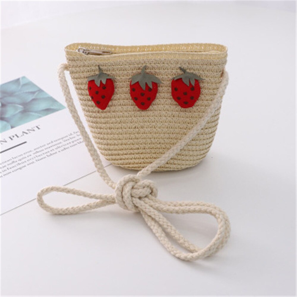 Chapeau de paille d'été pour enfants, mignon, fraise, pour la plage, pour filles de 3-8 ans: 6