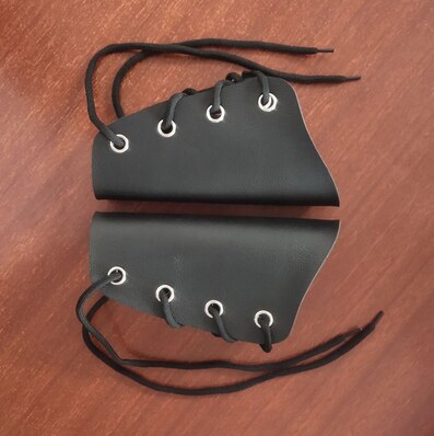 Ancient Hanfu Bracer Men's Hat Flat Top Eaves Hat Chinese Ming Dynasty Cosplay Accessories Hanfu Hat Bracer Armguards For Men: Style I