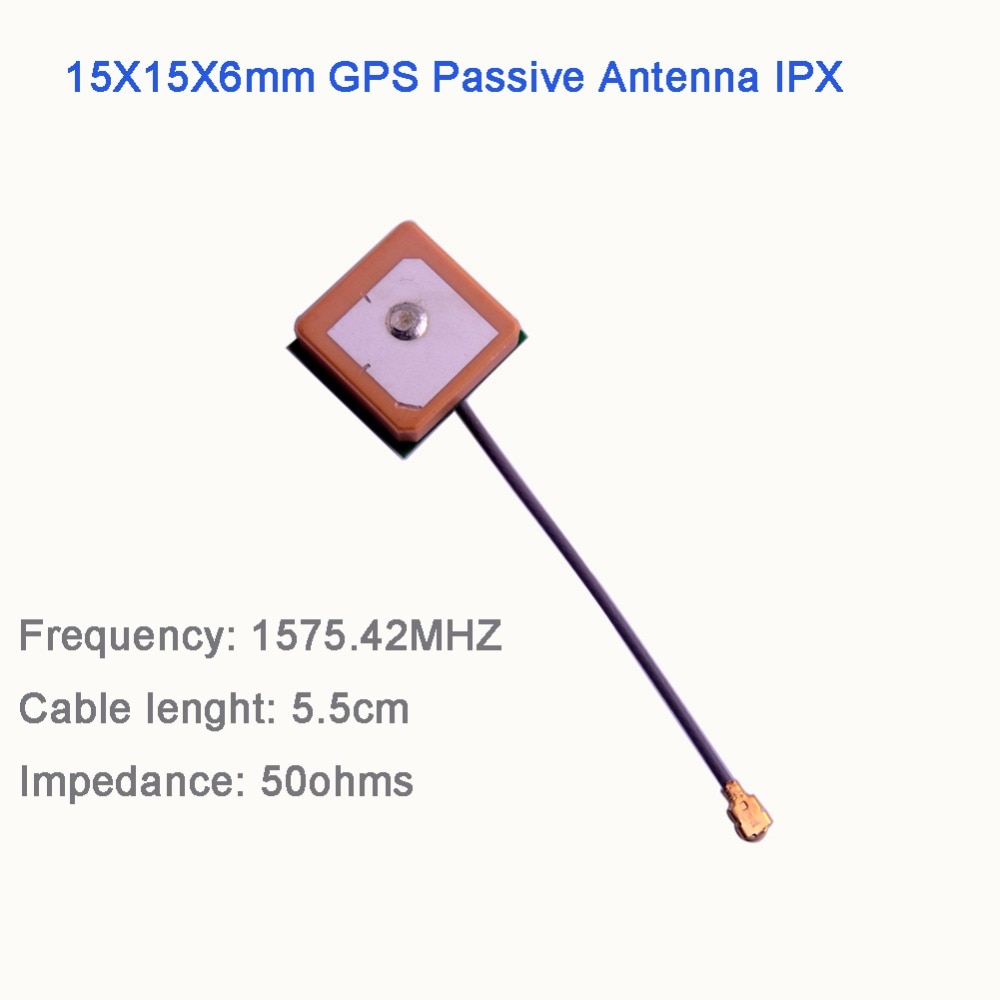 15 x 15 x 6mm gps passiv antenne ipx til gps-modul rcmall  fz3197