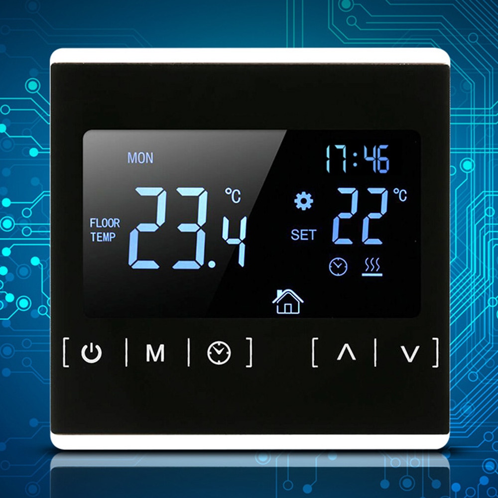 Thermoregulator programmable wireless room digital wifi smart thermostat temperature controller for boiler floor water heating