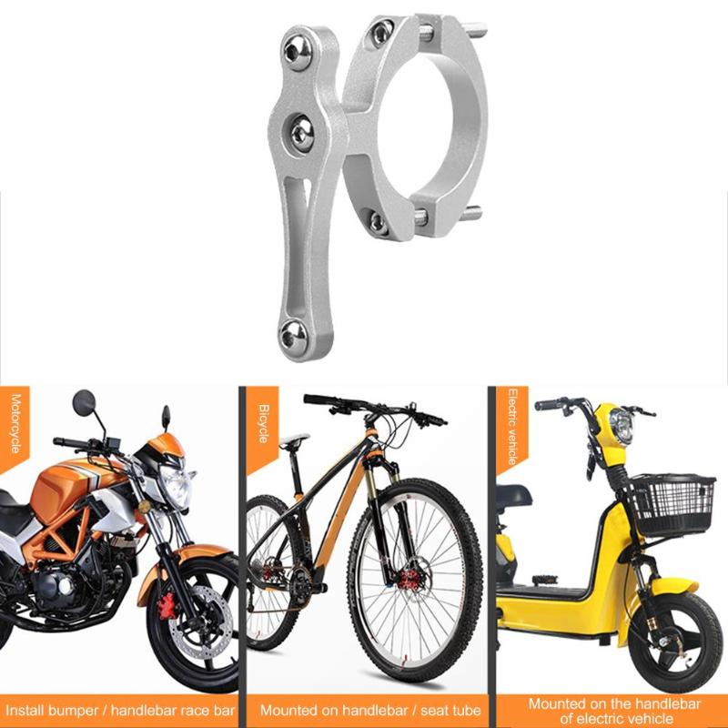 Soporte duradero para botella de bicicleta, soporte de botella de agua de bicicleta, adaptador de doble tornillo para manillar de bicicleta de montaña