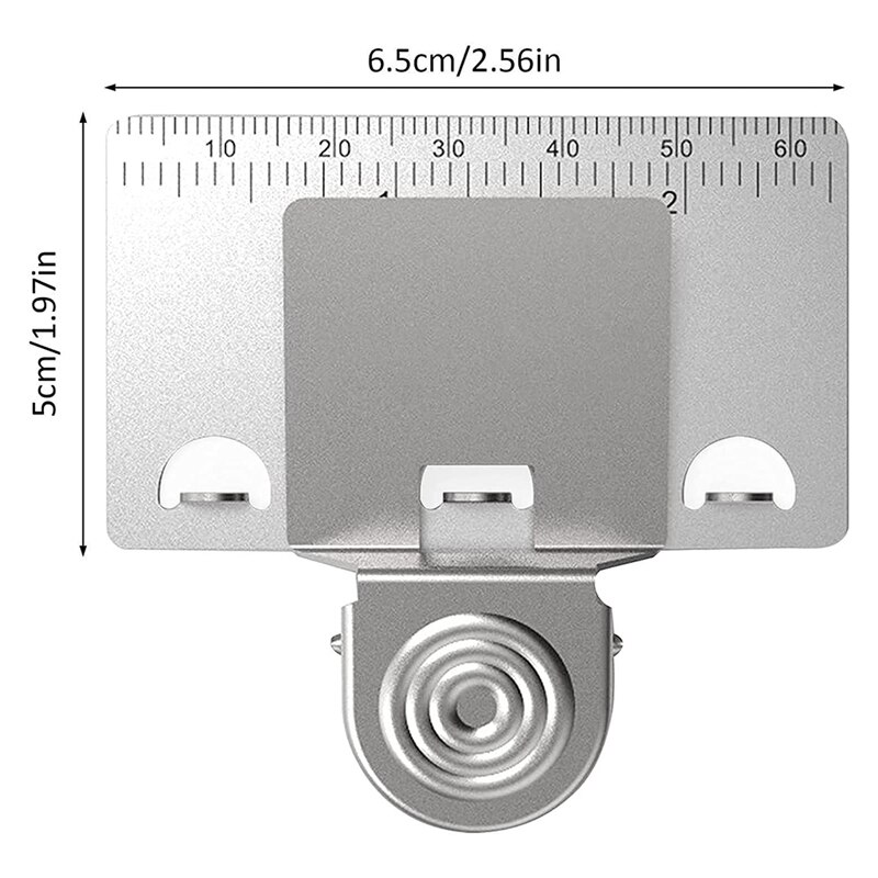 2 Pcs Measuring Tape Clip,Tape Measuring Tool Positioning Clip For Corners Clamp Holder Precision Measuring Tools