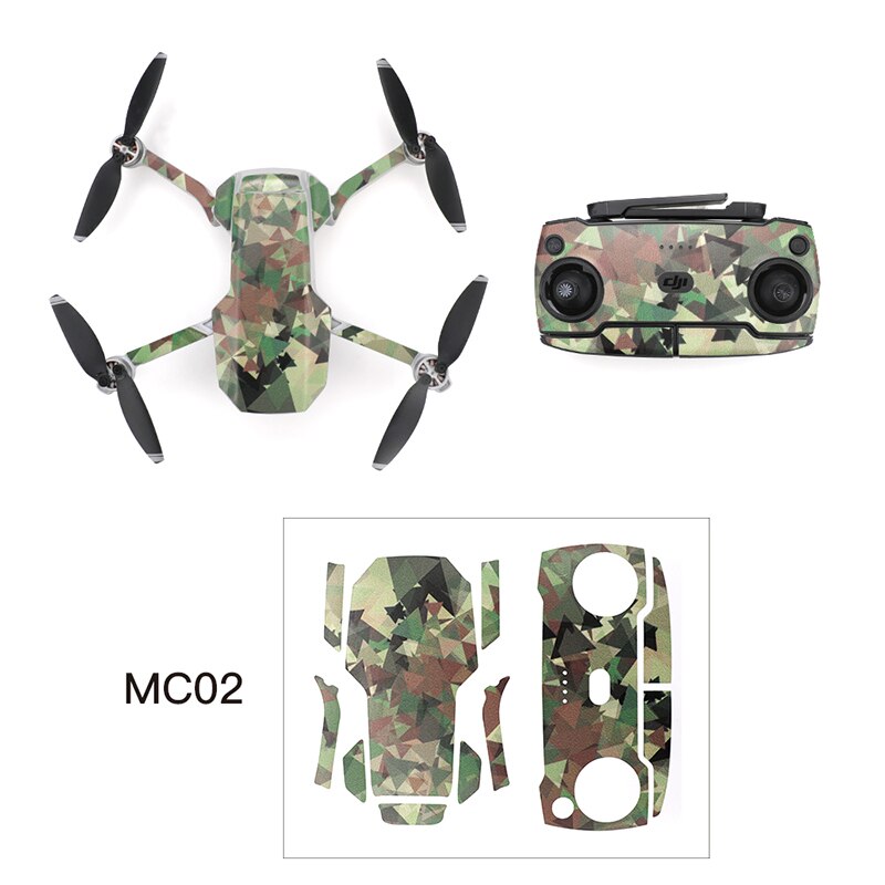 Drone sticker fjernbetjening sticker decals hud dekoration til dji mavic mini drone tilbehør: Mc02