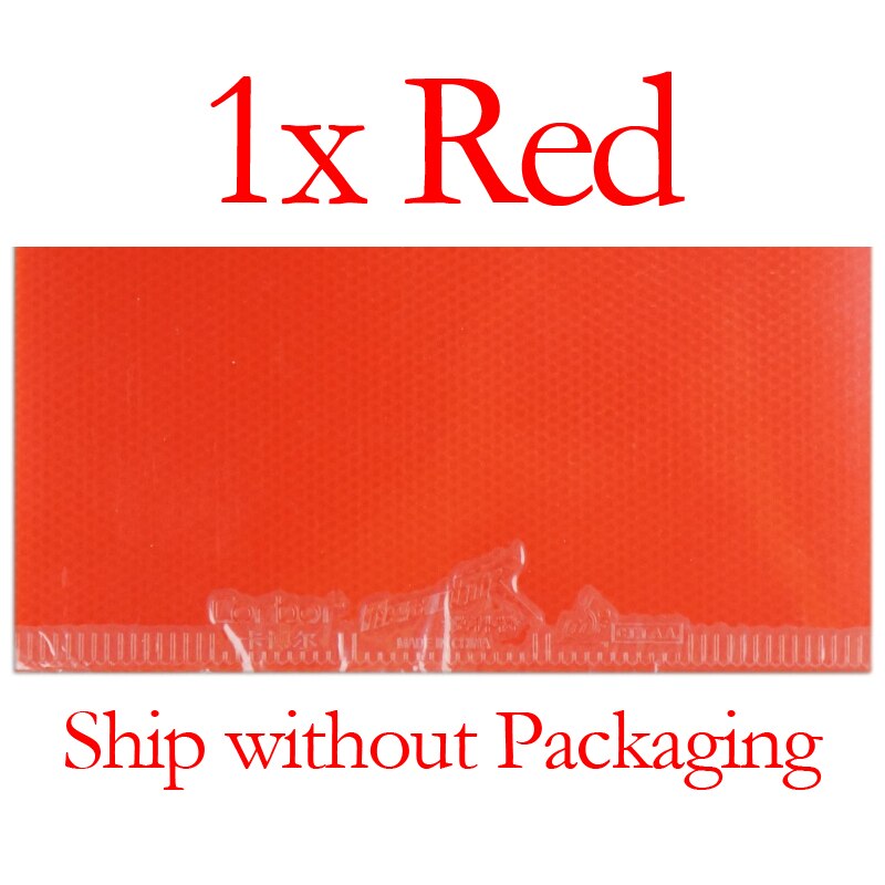 Reactor CORBOR Table Tennis Rubber (Ship without Packaging) Original REACTOR Ping Pong Sponge: 1x Red