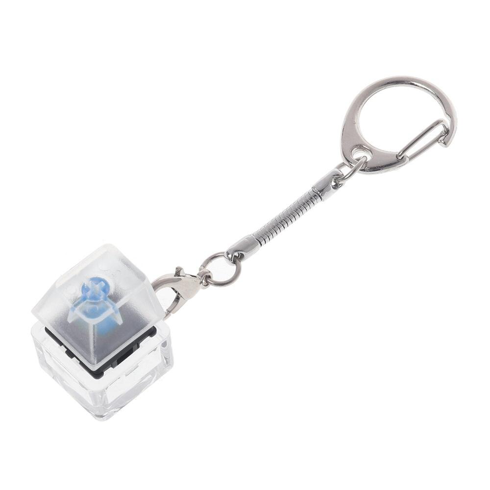 Portachiavi interruttore meccanico Cherry MX Switch per interruttori tastiera Kit Tester senza luce a LED giocattoli regali antistress: Blu