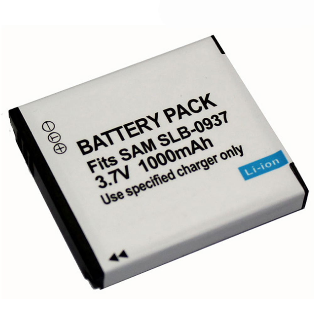 3.7v 1000mAh SLB-0937 SLB 0937 Rechargeable Batterie Pour Appareil Photo Numérique Samsung L730 L830 i8 NV33 NV4