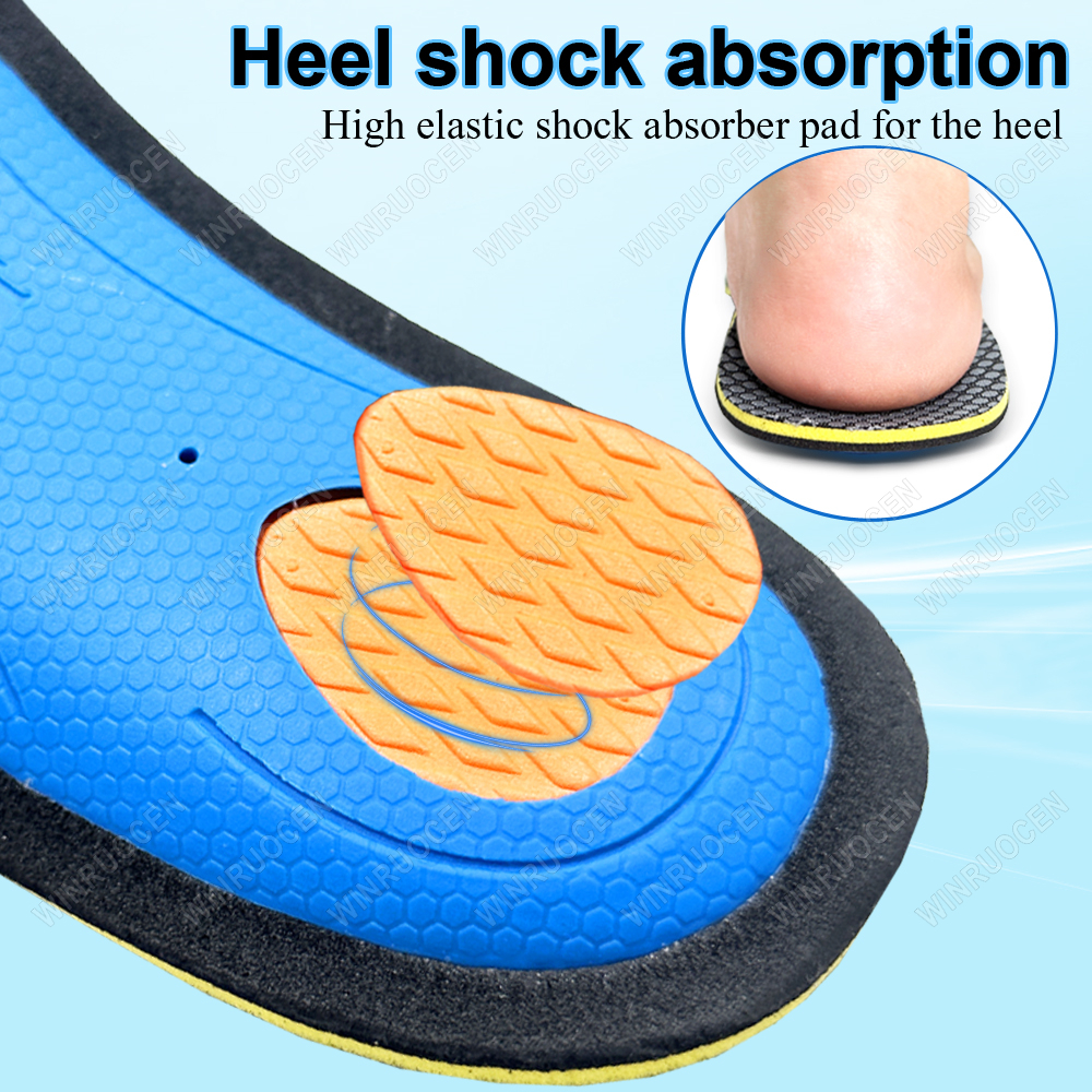 EVA Orthopedische Inlegzolen voor Mannen Vrouwen Platte Voetverzorging Steunzool Fasciitis Plantaris Relief Gezondheid Schoen Insert Pads WINRUOCEN
