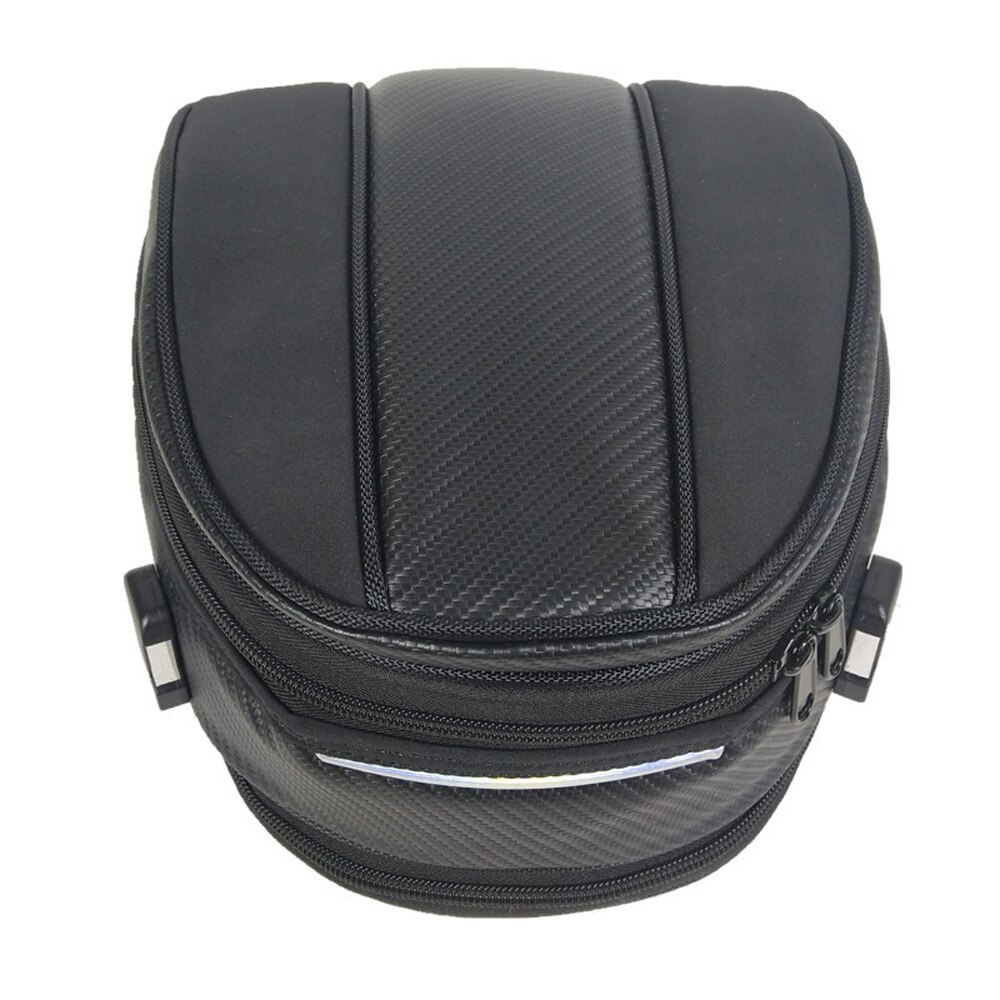 Motorcykel sædepose bagudskiftning sort 30 x 24 x 8-15cm 1pc tilbehør til arrangørdele
