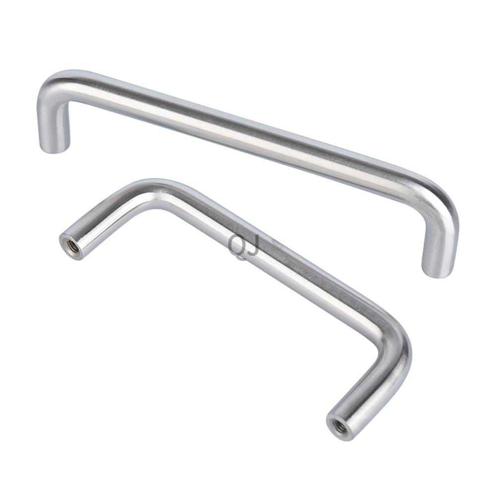 201 massive rustfri ståldør u-formet håndtag kasse panelskab industrielt cylindrisk håndtag