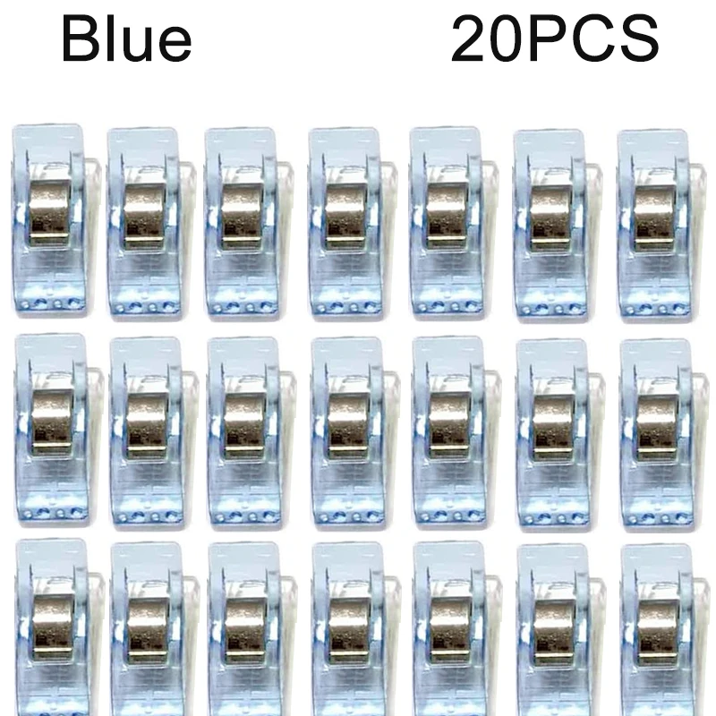 50PCS Multipurpose Sewing Colorful Plastic Craft Crocheting Knitting Safety Assorted Color Binding Clips Paper: Antique Copper