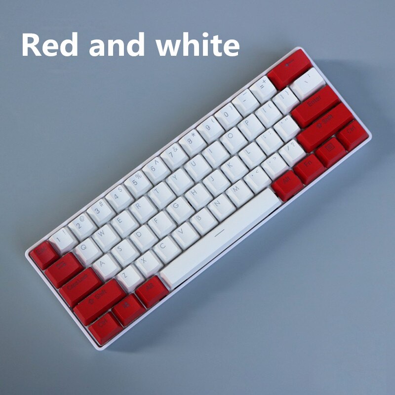 PBT keycap Poker2 gh60 61 keys are available in a variety of colors, suitable for most mechanical keyboards: 11