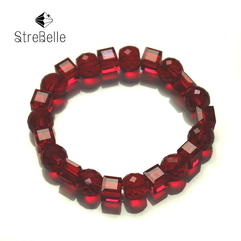 StreBelle Crystal Bracelets For Women Wedding Party Jewelry 3A9N15