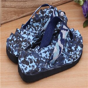 Heren sport waterschoenen strand water slippers antislip slippers camouflage slippers sport waterschoenen strandschoenen: Marineblauw / 42