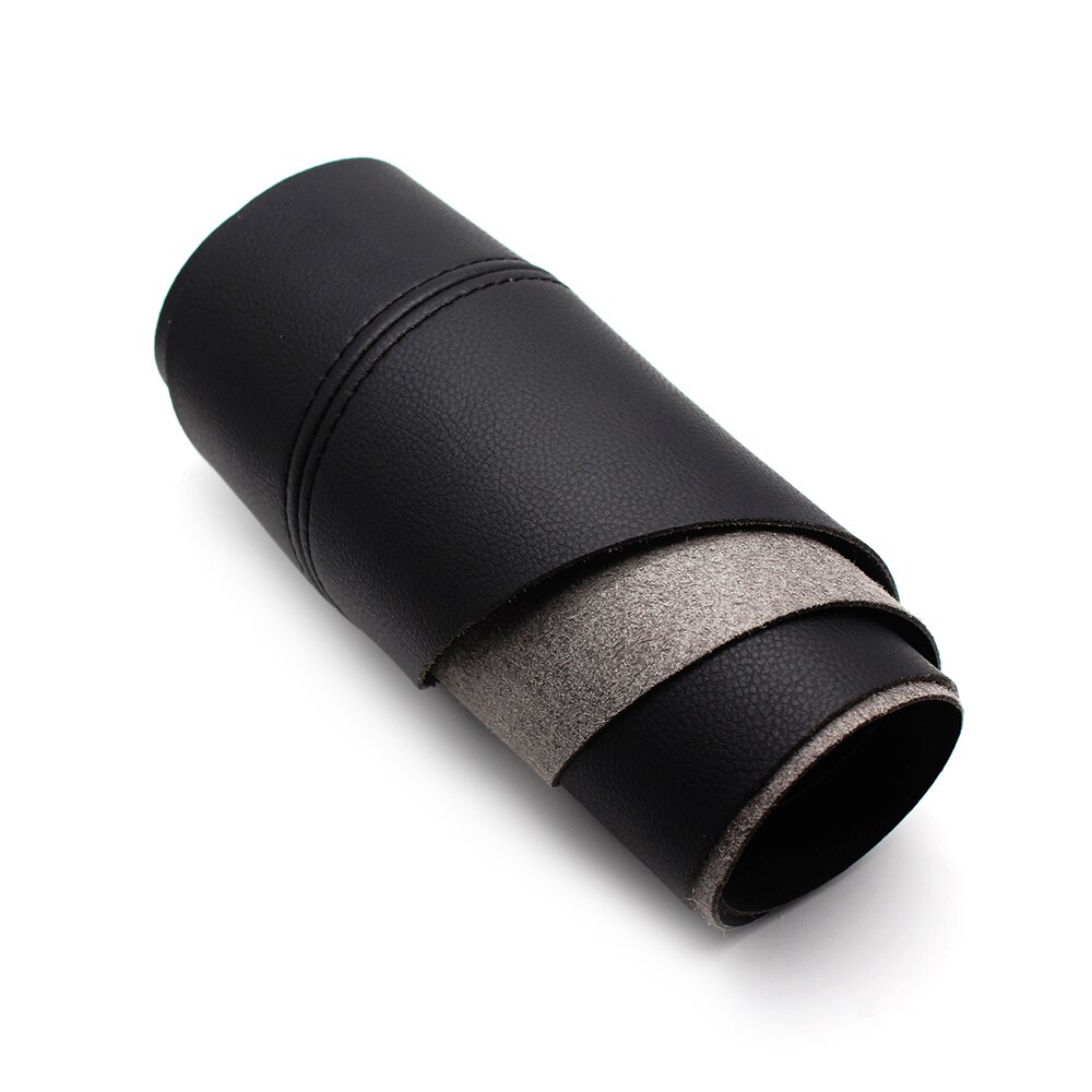 assolo 4 porte macchina messa in piega interni in pelle microfibra porta bracciolo copertura del pannello rivestimento protettivo per Peugeot 206 per Citroen C2: nero