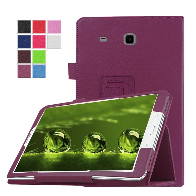 XSKEMP Ultra Slim Shockproof Kickstand Folding PU Leather Flip Case Cover Skin For Lenovo Tab E7 7.0 TB-7104F/N With Pen Stylus: Purple