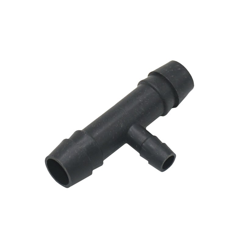 T-type 1/2 to 8mm 10mm puutarhaletkun halkaisija pienentävä teeväkäliitin 3 -tie vesijakaja 6 kpl: 1 ja 2 x 8mm