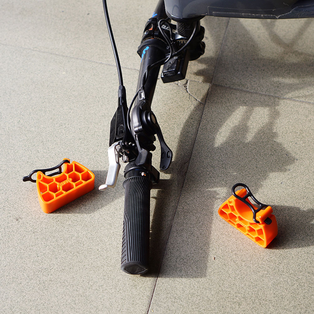 Ein Paar Fahrrad-Lenkerständer zum Aufstecken, Stabilisator für umgekehrtes Parken, stabile MTB-Wartung, Fahrrad-Reparatur-Werkzeug, passend für 30–34 mm