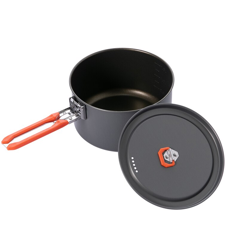 Fire Maple Picknick Pot Pan Set Outdoor Camping Wandelen Cookware Backpacken Koken Opvouwbare Handvat Aluminium Feest 2 FMC-F2