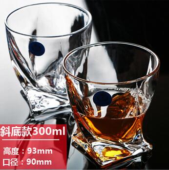 TAQUA Big Whiskey Wine Glass Lead-free Crystal Cups High Capacity Beer Glass Wine Cup Bar Hotel Drinkware Brand Vaso Cop: Blue