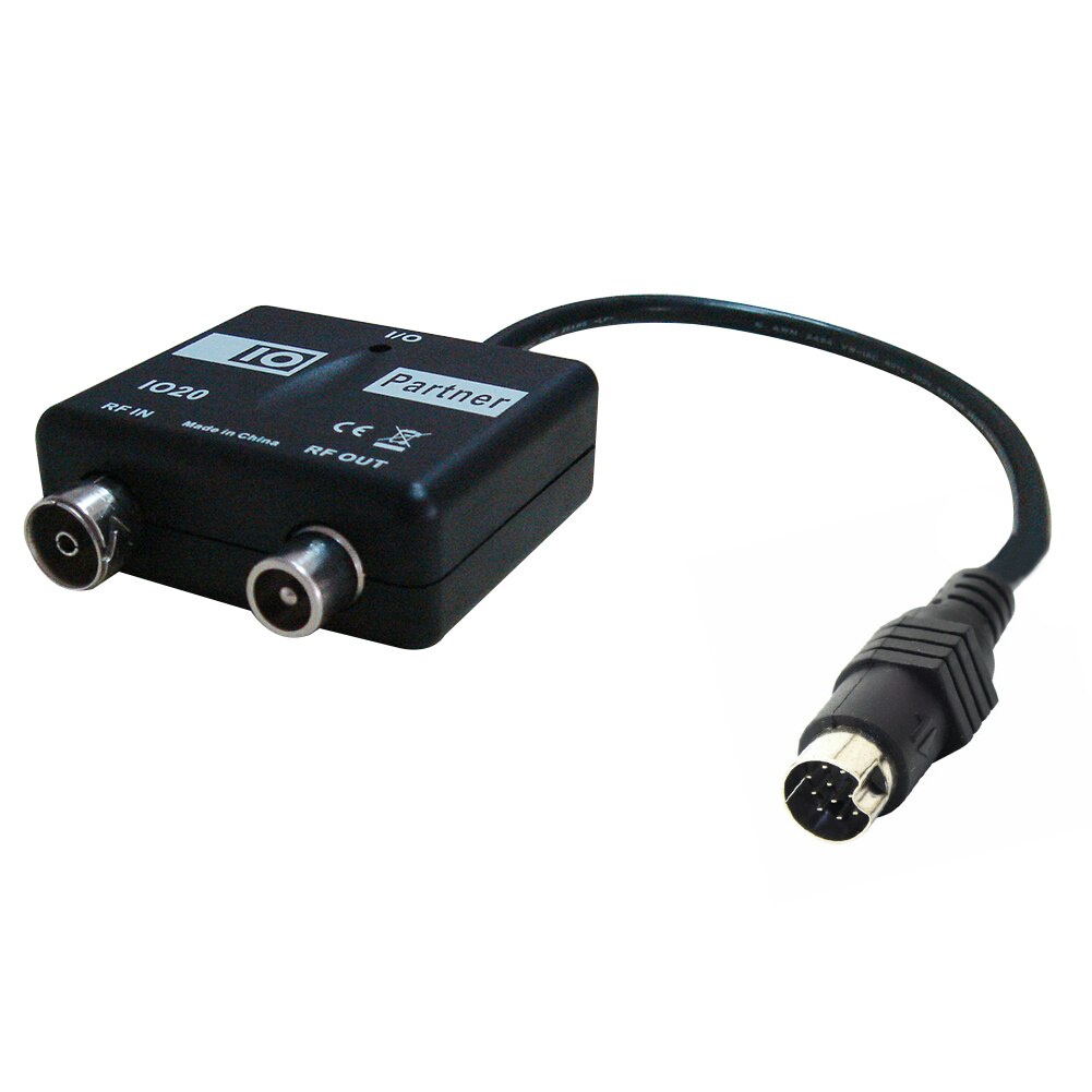 Universal ABS Easy Install TV Black Tool Durable RF Output Practical Home Modulator Magic Eye Household For Sky Abs IO Link