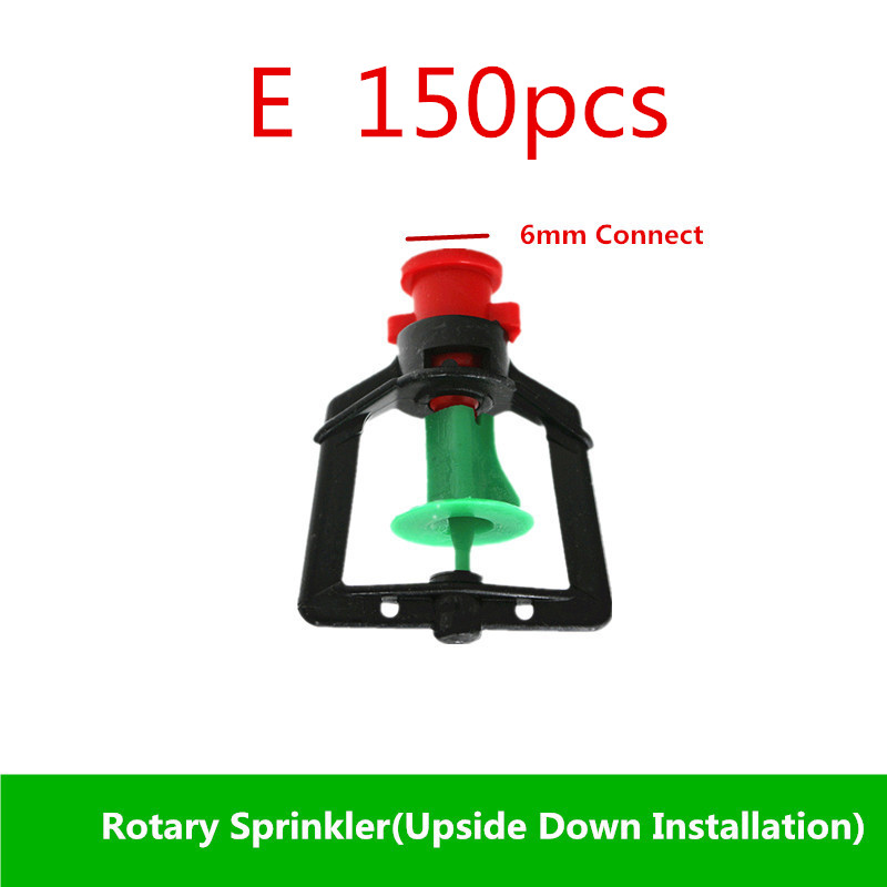 Micro irrigatore capovolto con spruzzatore a 360 gradi di tipo G in ugelli di nebulizzazione per rifrazione in serra per irrigazione a goccia