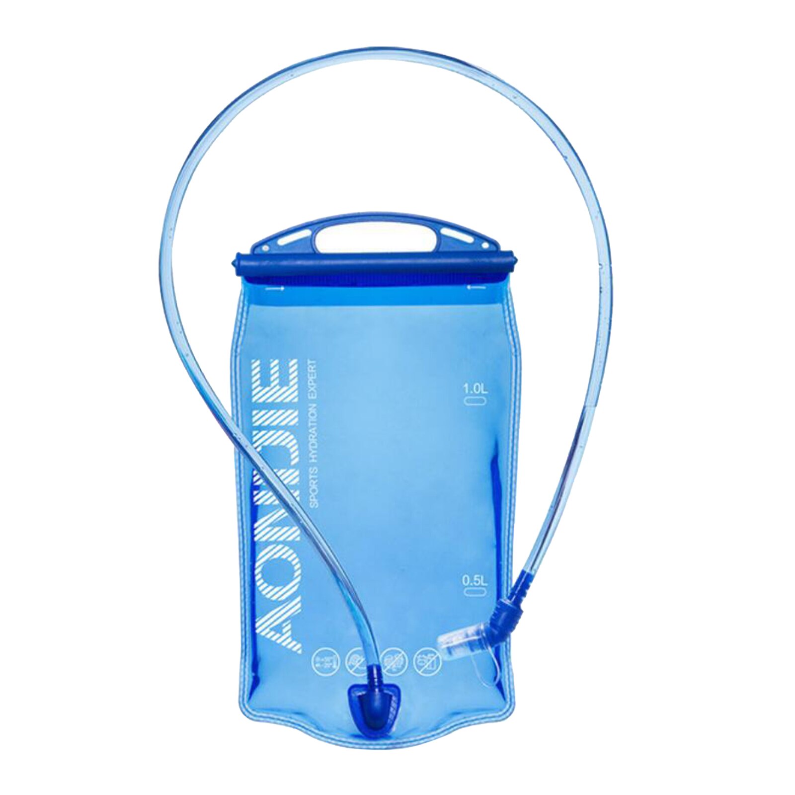 Hydration Bladder 1/1.5/2/3 Liter Water Bladder, Safe Water Reservoir Leak Proof: 1L 28x16cm