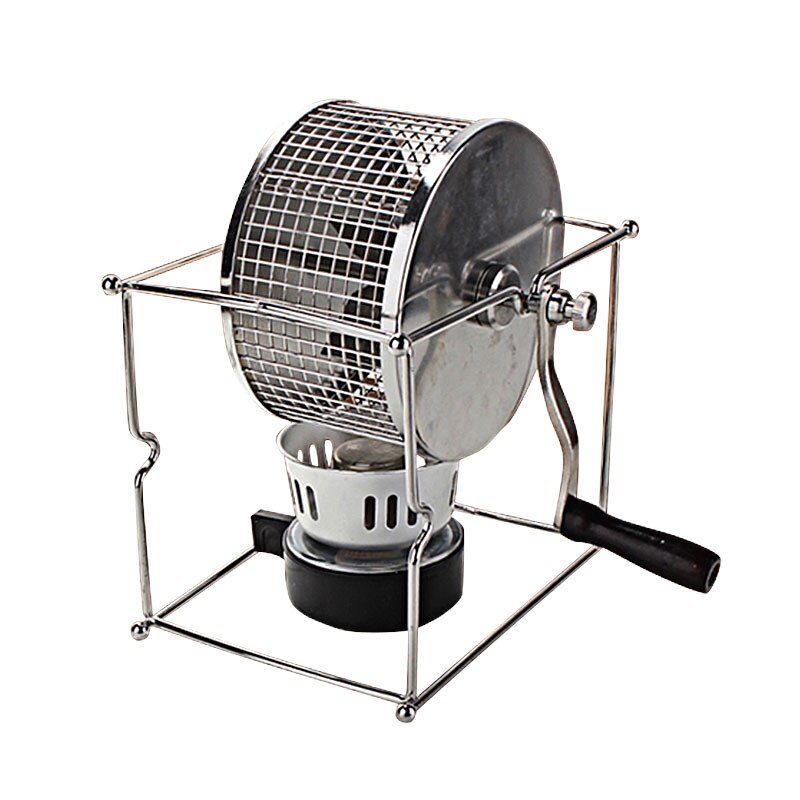 Household Coffee Grinder Bean Grinding Machine Manual Coffee Bean Roasting Machine Small Stainless Steel Roller HB01