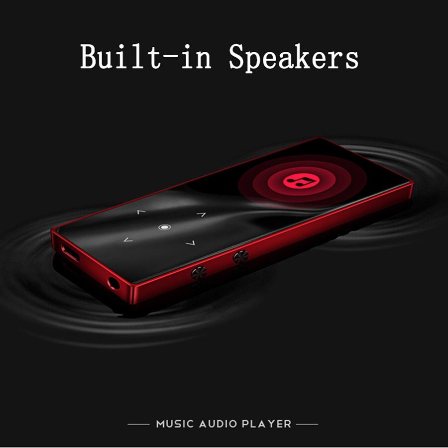 Bluetooth MP3 MP4 Player FM Radio BENJIE K8 MP4 Touch Screen Build in Speaker 8GB Music Player Lossless HiFi Sound Video Player